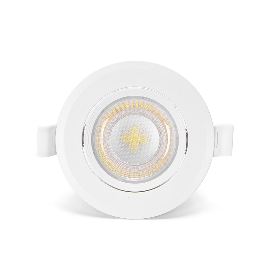 Aigostar - 3 kpl LED-kattovalaisinta LED/5W/230V 6500K, halkaisija 8,5 cm, valkoinen