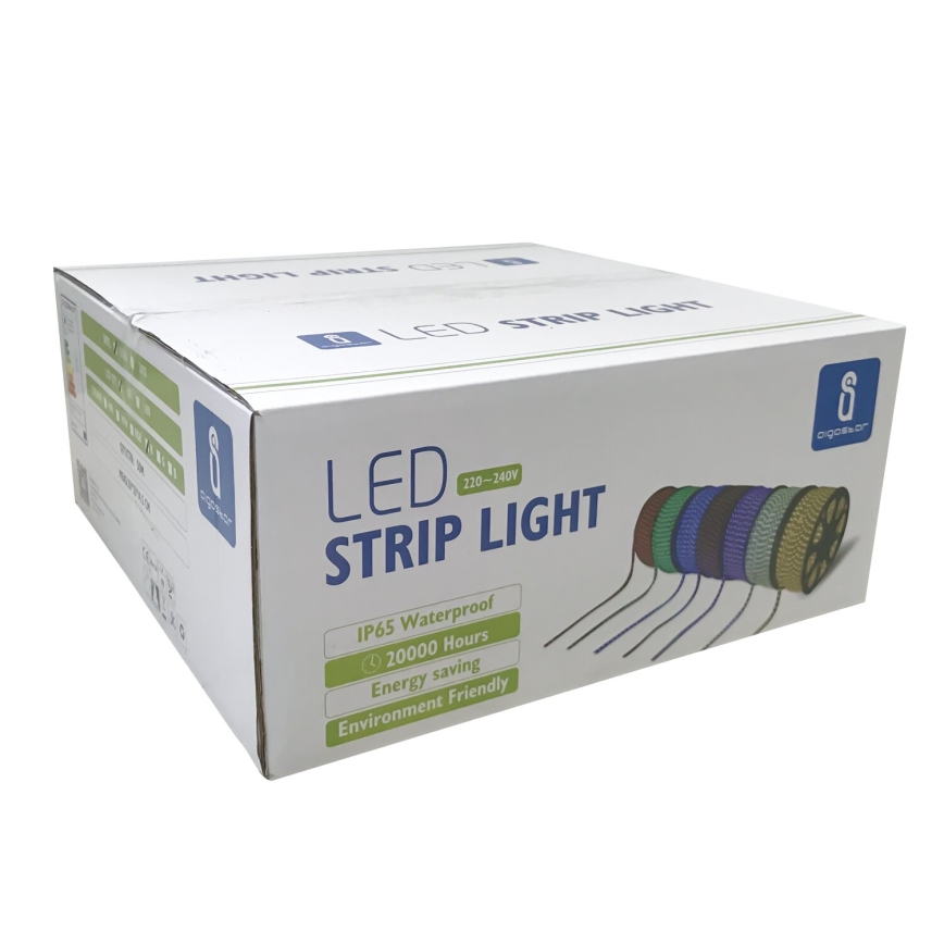 Aigostar - 50 m LED-valonauha, 300 W, 230 V, IP65, punainen