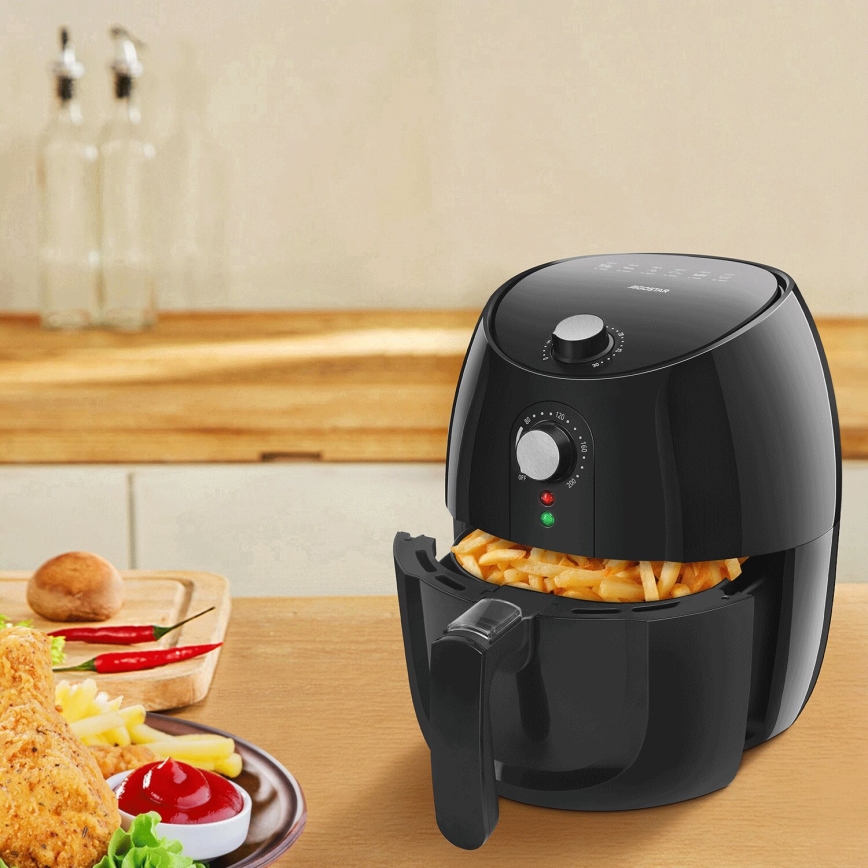 Aigostar - Air Fryer 1500W/230V 3,5l musta