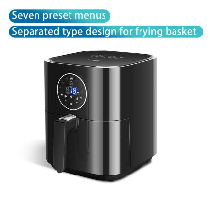 Aigostar - Air Fryer 1500W/230V 3,5l musta