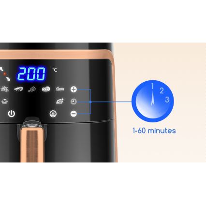 Aigostar - Air Fryer 7l 1900W/230V