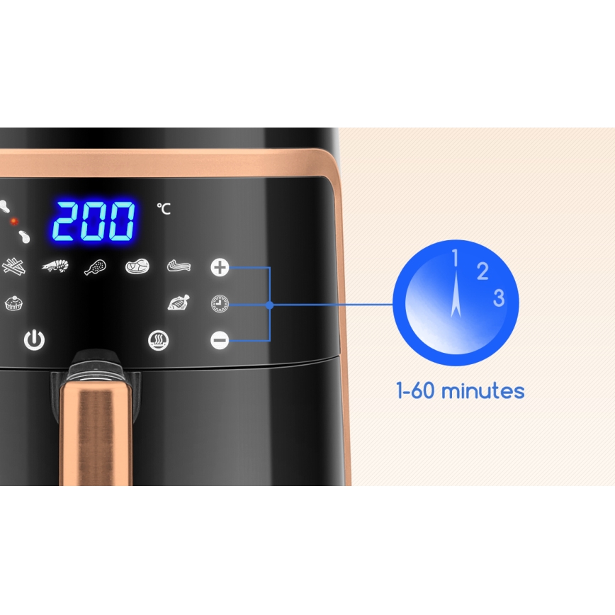 Aigostar - Air Fryer 7l 1900W/230V