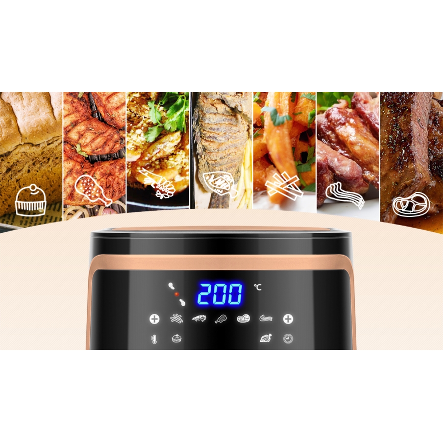 Aigostar - Air Fryer 7l 1900W/230V