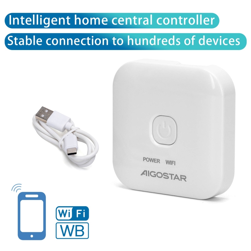 Aigostar - Älykäs portti 5V Wi-Fi