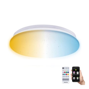 Aigostar - Himmennettävä kylpyhuoneen LED-kattovalaisin MESH Älykäs LED/12W/230V 3000-6500K IP44 + kauko-ohjaus