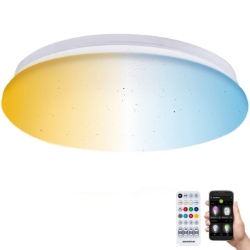 Aigostar - Himmennettävä kylpyhuoneen LED-kattovalaisin MESH Älykäs LED/18W/230V 3000-65000K IP44 + kauko-ohjaus