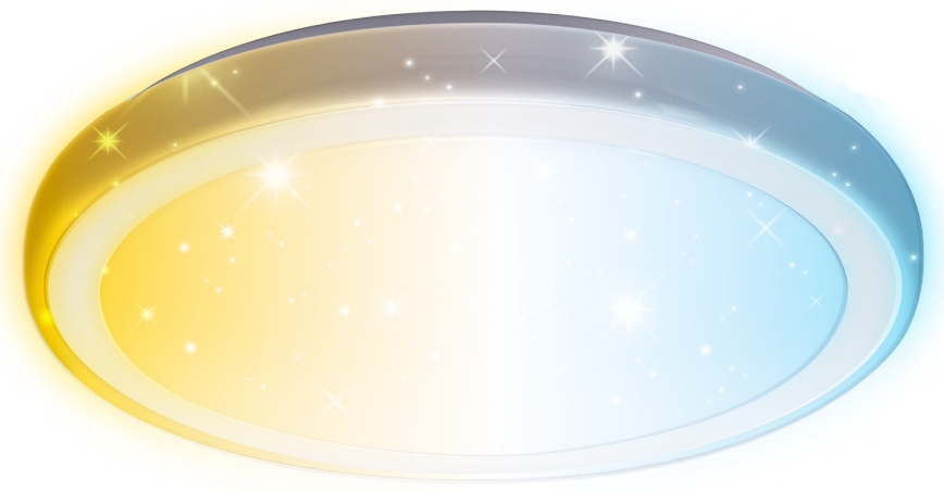 Aigostar - Himmennettävä LED-kattovalaisin MESH LED/36W/230V 3000-6500K halkaisija 49,5 cm + kaukosäädin