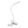Aigostar - Himmennettävä LED-pöytävalaisin klipsillä LED/2,5W/5V valkoinen