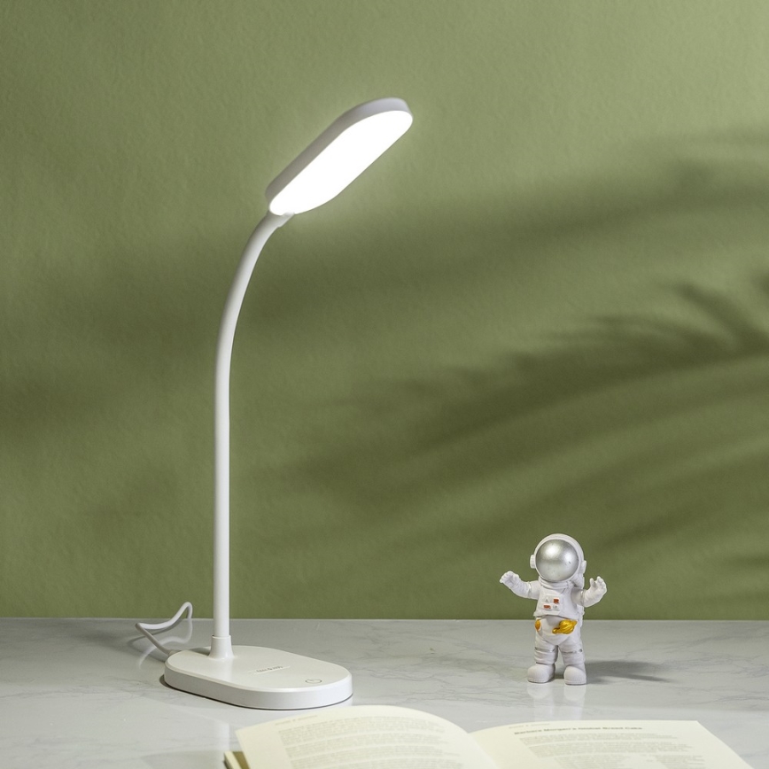 Aigostar - Himmennettävä LED-pöytävalaisin langattomalla latauksella LED/2,5W/5V valkoinen