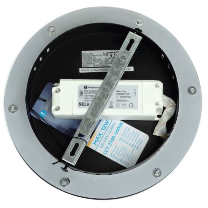 Aigostar - Himmennettävä LED-seinävalaisin MESH Älykäs LED/12W/230V 2700-6500K musta