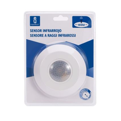 Aigostar - Infrapunaliiketunnistin 230V valkoinen