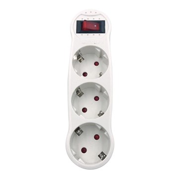 Aigostar - Jakelupistorasia katkaisimella 3x16A/230V