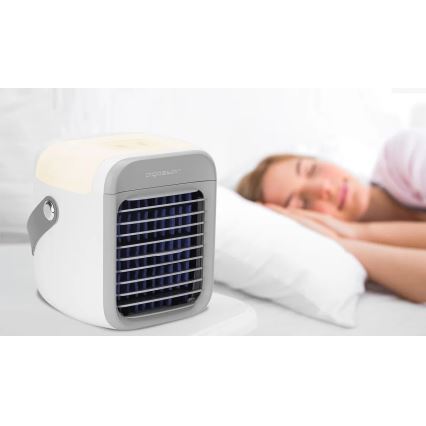 Aigostar - kannettava air cooler 8W/5V valkoinen