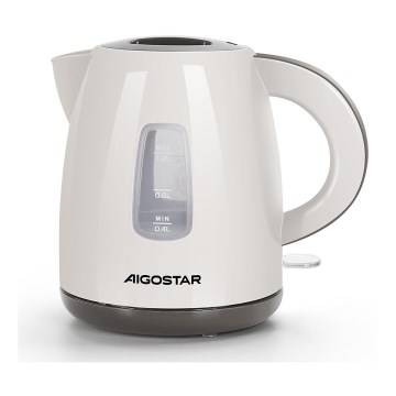 Aigostar - Kattila 1,2l 2200W/230V beige