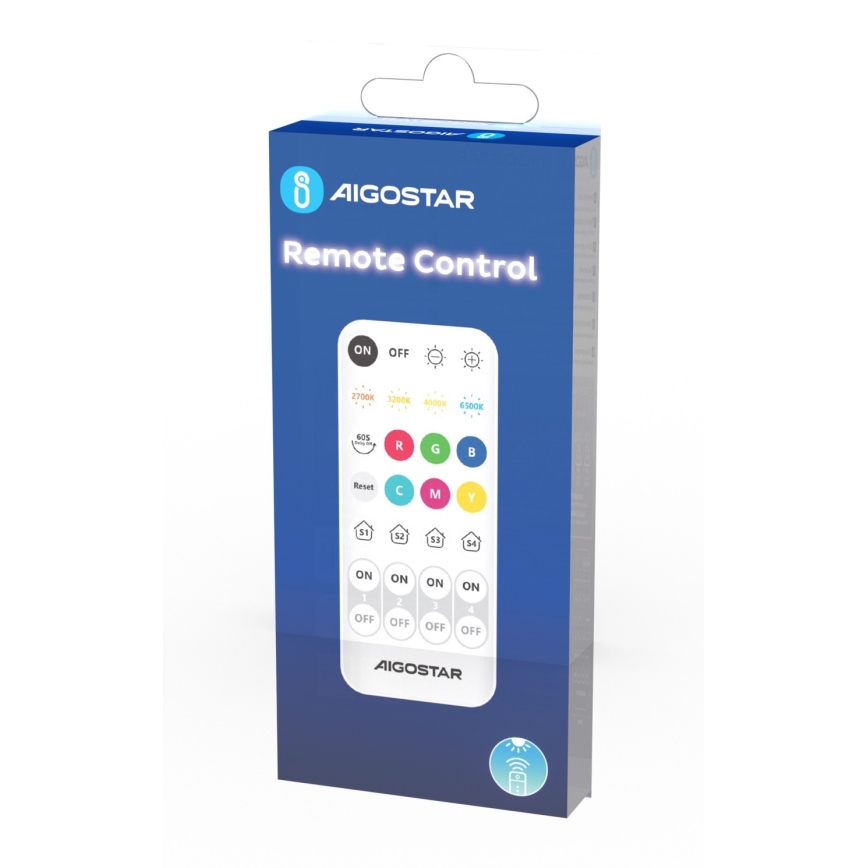Aigostar - Kaukosäädin MESH 1xCR2032