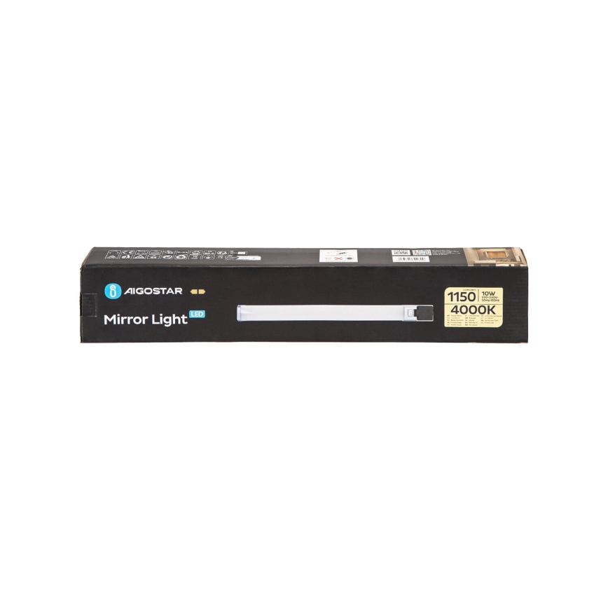 Aigostar - Kylpyhuoneen LED-peilivalo LED/10W/230V 4000K 46,5cm IP44
