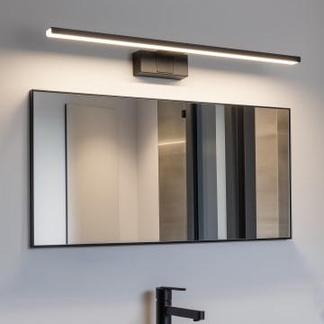 Aigostar - Kylpyhuoneen LED-peilivalo LED/12W/230V 4000K 60 cm IP44 musta