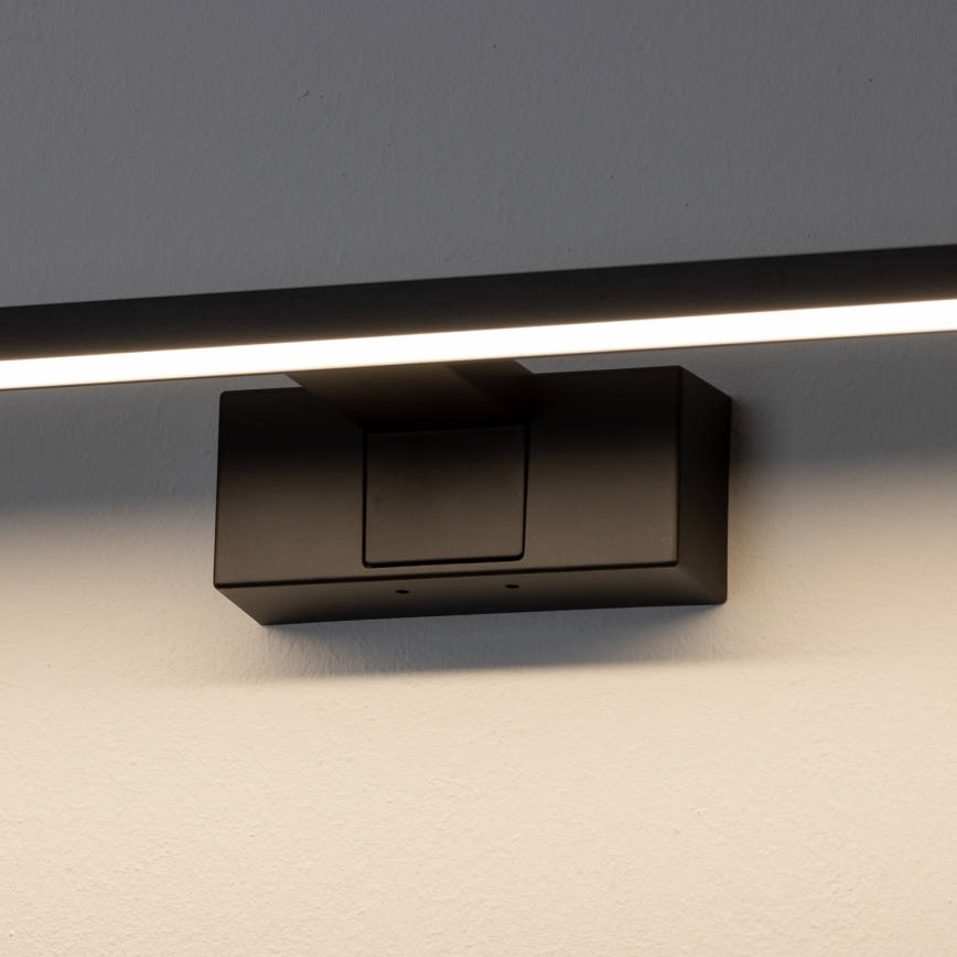Aigostar - Kylpyhuoneen LED-peilivalo LED/12W/230V 4000K 60 cm IP44 musta