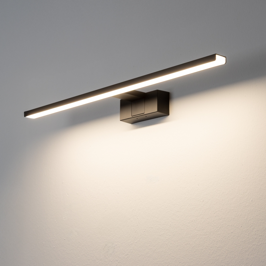 Aigostar - Kylpyhuoneen LED-peilivalo LED/12W/230V 4000K 60 cm IP44 musta