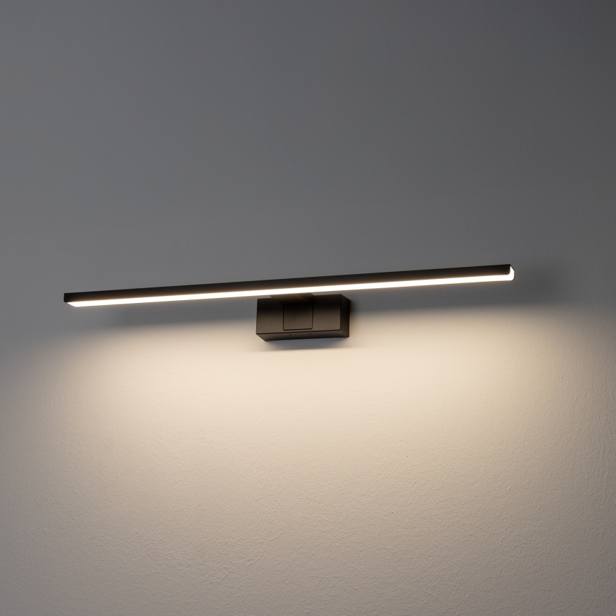 Aigostar - Kylpyhuoneen LED-peilivalo LED/12W/230V 4000K 60 cm IP44 musta