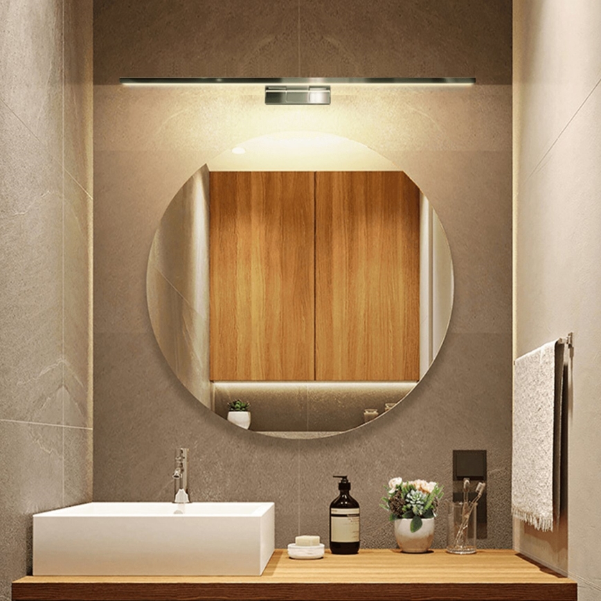 Aigostar - Kylpyhuoneen LED-peilivalo LED/12W/230V 4000K 60cm IP44 alumiini