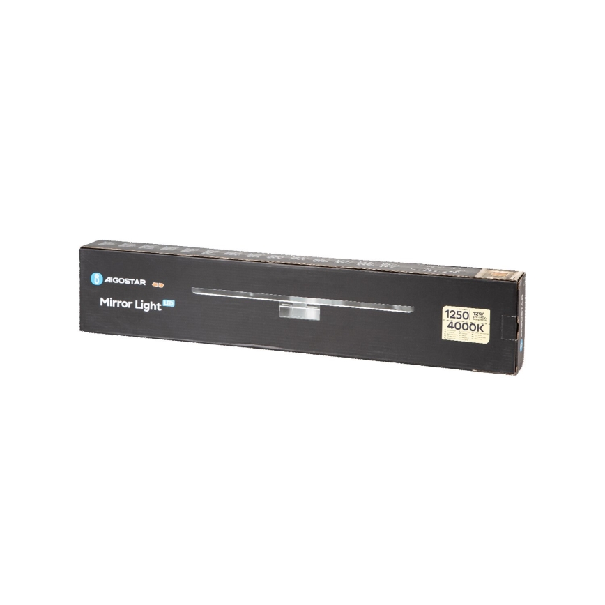 Aigostar - Kylpyhuoneen LED-peilivalo LED/12W/230V 4000K 60cm IP44 alumiini