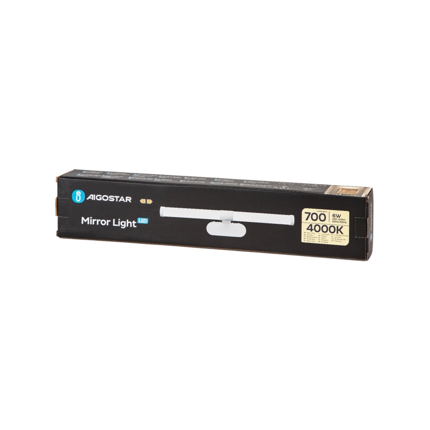 Aigostar - Kylpyhuoneen LED-peilivalo LED/6W/230V 4000K 40cm IP44