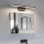 Aigostar - Kylpyhuoneen LED-peilivalo LED/8W/230V 4000K 40 cm IP44 musta