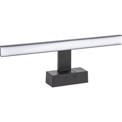 Aigostar - Kylpyhuoneen LED-peilivalo LED/8W/230V 4000K 40 cm IP44 musta