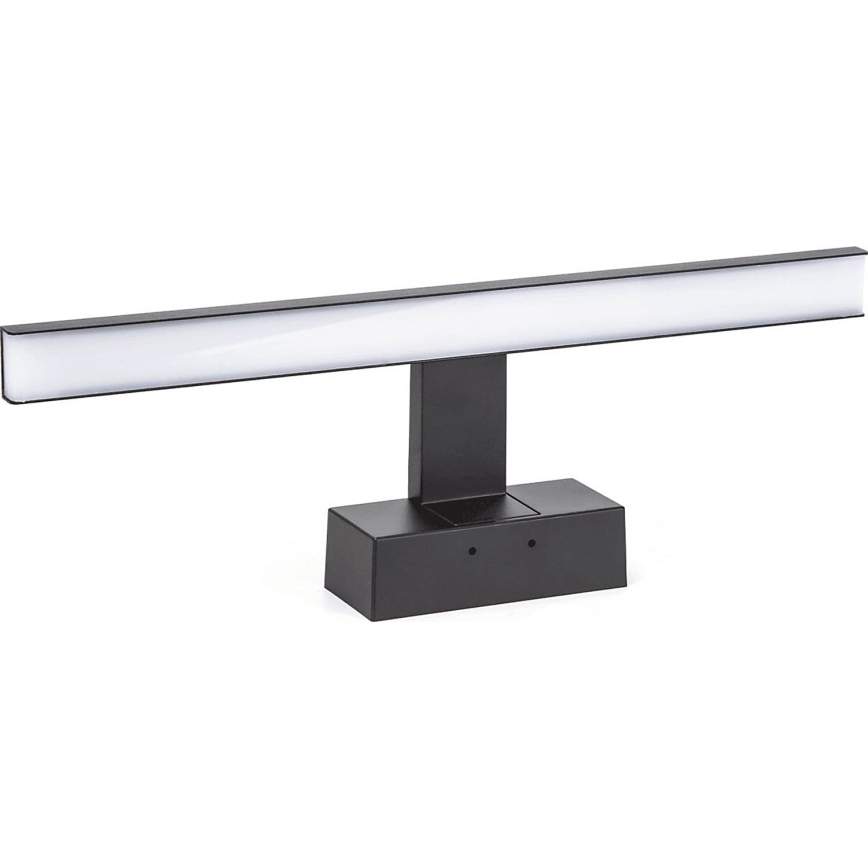 Aigostar - Kylpyhuoneen LED-peilivalo LED/8W/230V 4000K 40 cm IP44 musta