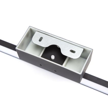 Aigostar - Kylpyhuoneen LED-peilivalo LED/8W/230V 4000K 40 cm IP44 musta
