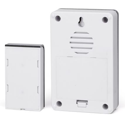 Aigostar - Langaton ovikello 3xAA IP44 hopea