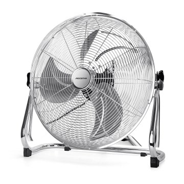Aigostar - Lattiatuuletin 100W/230V kiiltävä kromi
