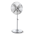 Aigostar - Lattiatuuletin 50W/230V 44,8 cm kiiltävä kromi