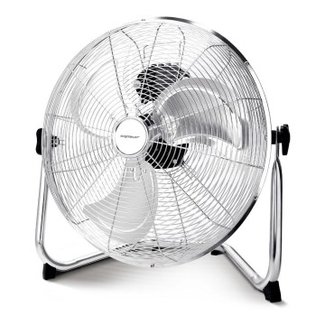 Aigostar - Lattiatuuletin 60W/230V 44,5 cm kiiltävä kromi