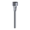 Aigostar - LED aurinkokäyttöinen lamppu LED/0,006W/1,2V 40 mAh 29,5 cm mattakromi 6500K IP44