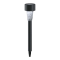 Aigostar - LED aurinkokäyttöinen lamppu LED/0,006W/1,2V 40 mAh 29,5 cm musta 6500K IP44