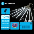 Aigostar - LED aurinkokenno jouluketju 384xLED/13m IP65 1200 mAh kylmänvalkoinen