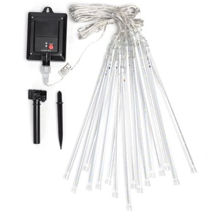 Aigostar - LED aurinkokenno jouluketju 384xLED/13m IP65 1200 mAh kylmänvalkoinen