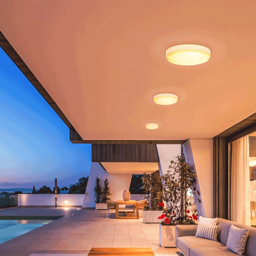 Aigostar - LED Himmennettävä aurinkokenno kattovalo LED/3,2V 3000K/4000K/6500K IP65 + kauko-ohjaus