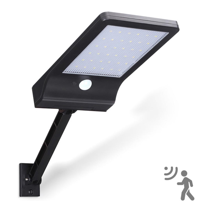 Aigostar - LED aurinkokenno katuvalaisin liiketunnistimella LED/2,3W/5,5V IP65