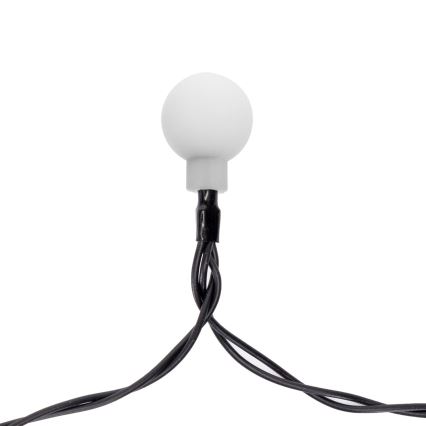 Aigostar - LED aurinkokennoketju koristeellinen ketju 50xLED/8 toiminnot 12m IP65 lämpimänvalkoinen