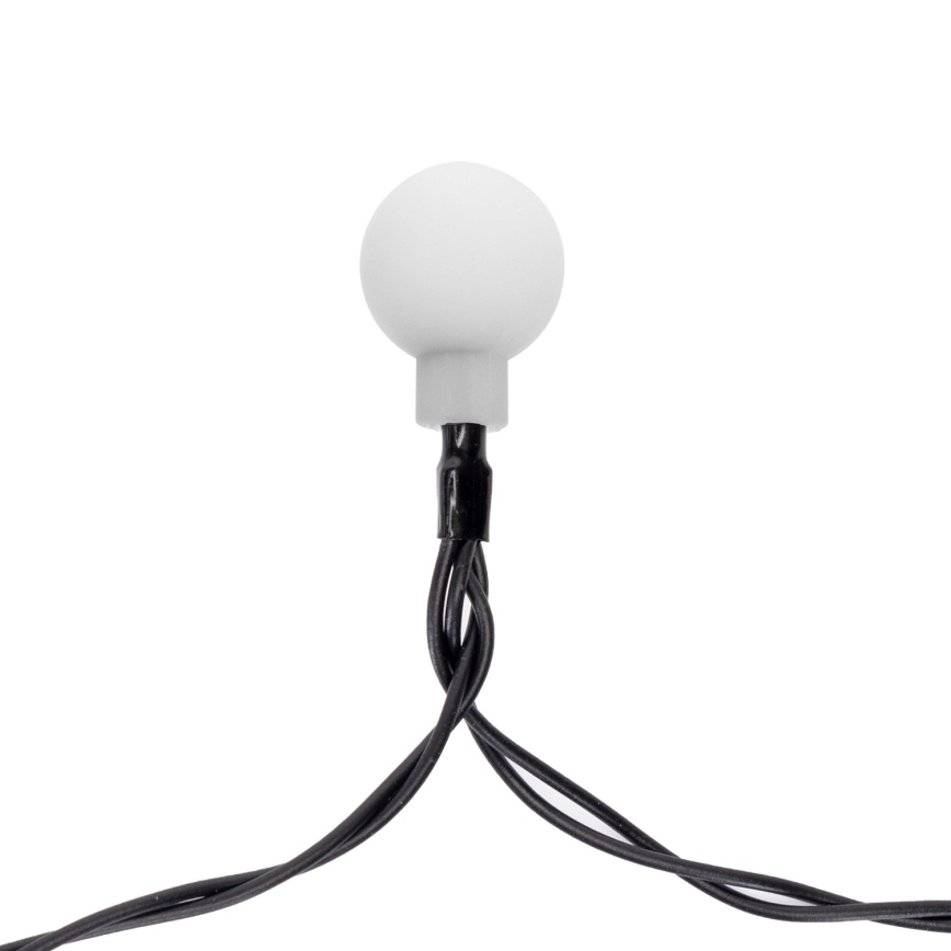 Aigostar - LED aurinkokennoketju koristeellinen ketju 50xLED/8 toiminnot 12m IP65 lämpimänvalkoinen