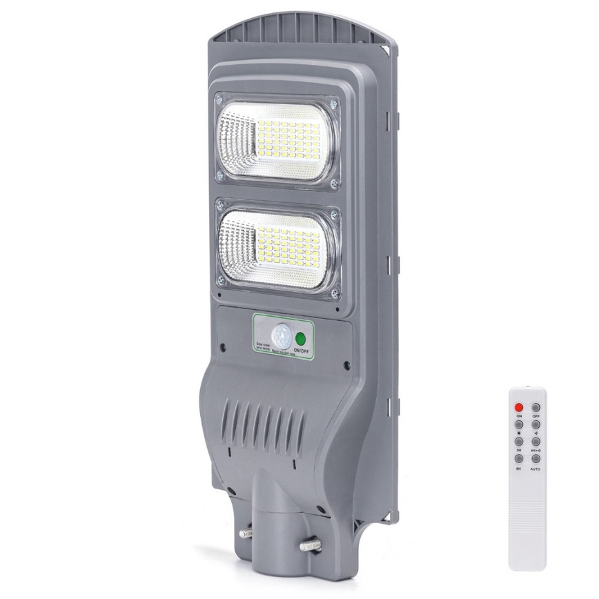 Aigostar - LED Aurinkokennokatuvalo anturilla LED/100W/3,2V 10000mAh IP65 6500K + kauko-ohjaus