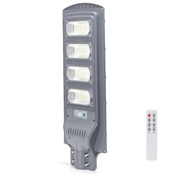 Aigostar - LED Aurinkokennokatuvalo anturilla LED/200W/3,2V 20000mAh IP65 6500K + kauko-ohjaus
