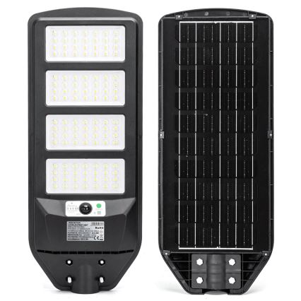 Aigostar - LED Aurinkokennokatuvalo anturilla LED/200W/3,2V 12000mAh IP65 6500K + kauko-ohjaus
