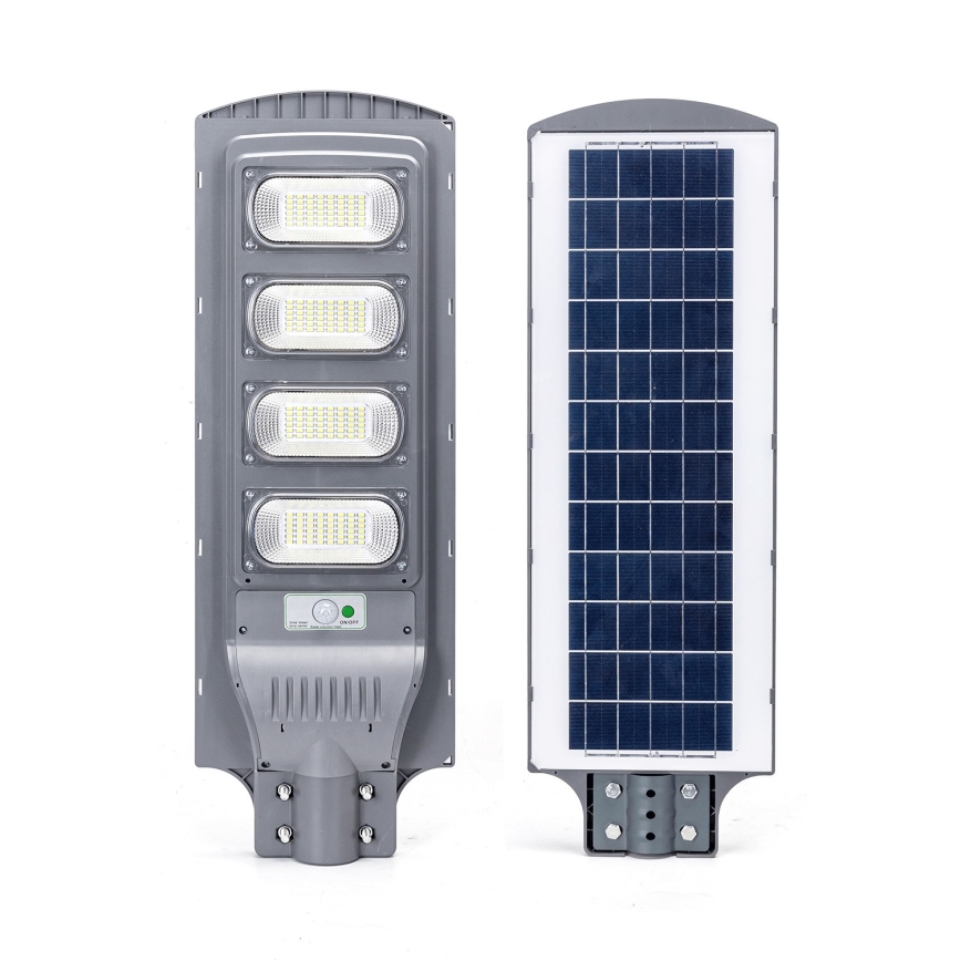 Aigostar - LED Aurinkokennokatuvalo anturilla LED/200W/3,2V 20000mAh IP65 6500K + kauko-ohjaus