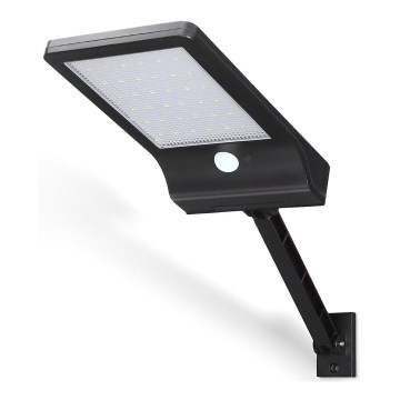 Aigostar - LED Aurinkokennokatuvalo anturilla LED/3W/3,7V1800 mAh IP44 3000/4000/5000K + kauko-ohjaus