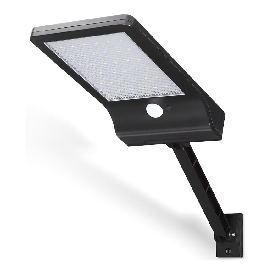 Aigostar - LED Aurinkokennokatuvalo anturilla LED/3W/3,7V1800 mAh IP44 3000/4000/5000K + kauko-ohjaus
