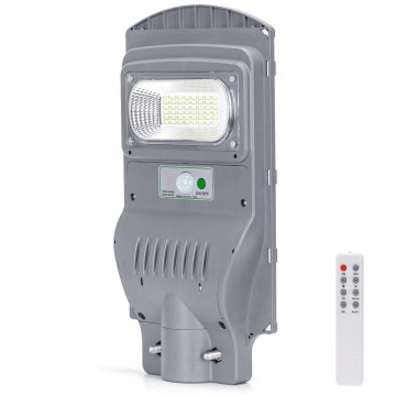 Aigostar - LED Aurinkokennokatuvalo anturilla LED/50W/3,2V 5000mAh IP65 6500K + kauko-ohjaus